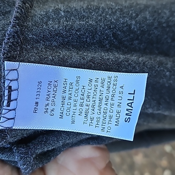 LIVE LOVE TEXAS Spandex & Rayon Grey circular swing dress RETRO BRAND USA Sm - Picture 8 of 8